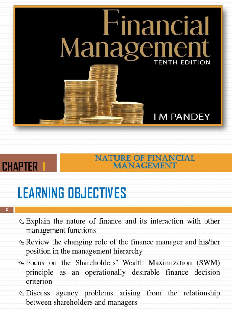 Financial Management I-M-Pandey-Ch-1 PDF | PDF | Business | Finance ...