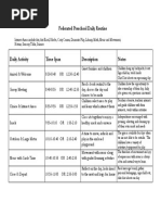 Daily Program Outline for ECD Centre | PDF | Learning | Cognition