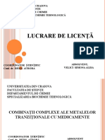 Combinatii Complexe Cu Medicamente