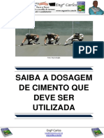 Saiba A Dosagem de Cimento Que Deve Ser Utilizada