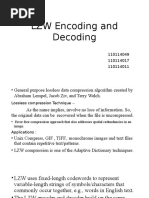 LZW Encoding and Decoding