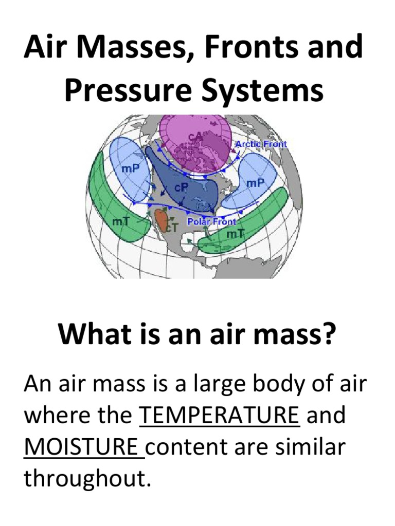 air masses fronts and pressure system presentation 2017 pptx Humidity