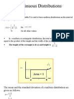 Continuous Distributions: The Uniform Distribution