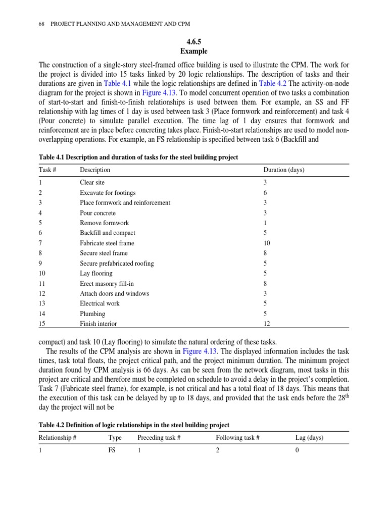 Table 4.1 Table 4.2: 4.6.5 Example | PDF | Engineering | Computing And ...