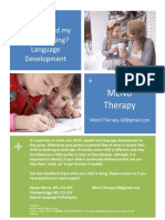 Language Development Flyer