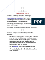 Basics of Solar Energy