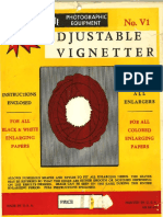 Kodak Adjustable Vignetter Manual