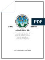 Límite térmico y cargabilidad de líneas de transmisión