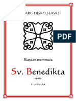 Sv. Benedikt Preminuće Misa