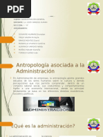 Administración y La Antropología