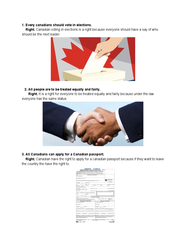 Canadian Rights and Responsibilities Guide | PDF
