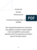 Emotional Seesaw Phenomenon