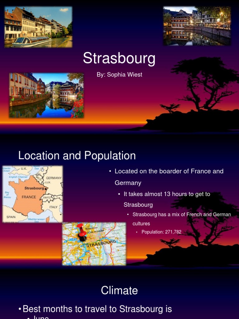 French Presentation Strasbourg PDF | PDF