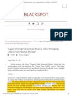 Tugas 3 Menginterpretasi Makna Teks "Dongeng Utopia Masyarakat Borjuis" - BLACKSPOT