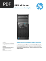 HP Proliant ML10 v2 Datasheet