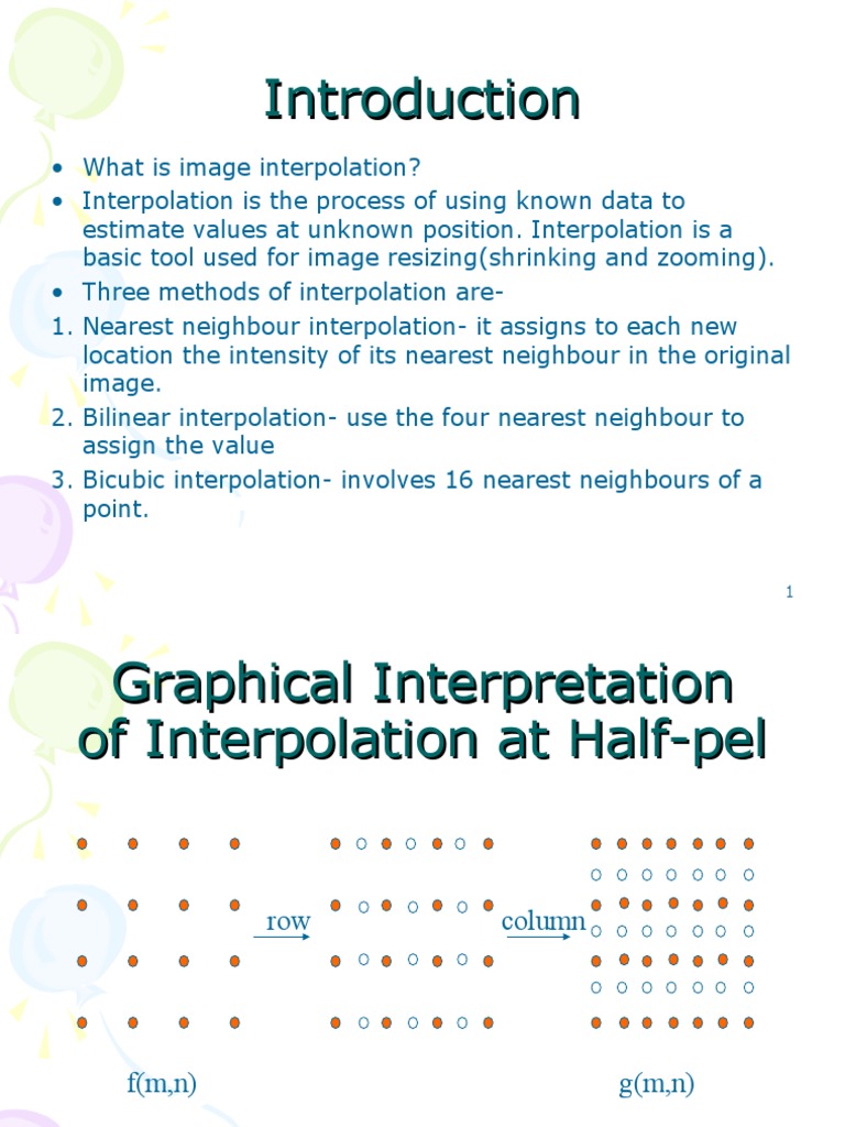 Image Interpolation | PDF | Teaching Methods & Materials
