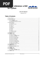 Tkinter Reference a GUI for Python