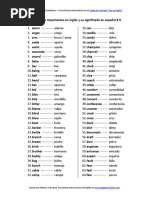 200 palabras importantes en inglés y su significado en español con pronunciación [vocabulario 6]