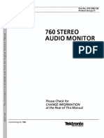 Tektronix 760 Manual