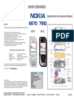 Nokia 6670 RH 67 Nokia 7610 RH 51 Service Schematics