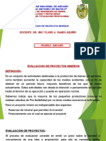 2. Evaluación de Proyectos Mineros