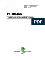 Pedoman Penggorganisasian Pelayanan Keperawatan