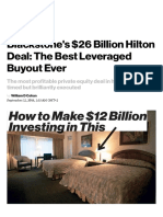 Blackstone's Hilton Deal: Best Leveraged Buyout Ever - Bloomberg