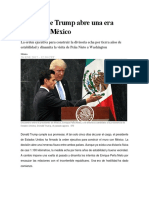 El Muro de Trump Abre Una Era Hostil Con México