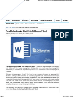 Cara Mudah Koreksi Salah Ketik Di Microsoft Word - Teratasi PDF