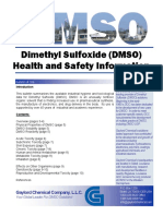 DMSO Health and Safety Information