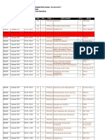 Jadwal UAS Sem Gasal TA 2016 - 2017