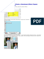 Edit Foto Dengan Efek Taped (Solasi Bening) Di Photoshop