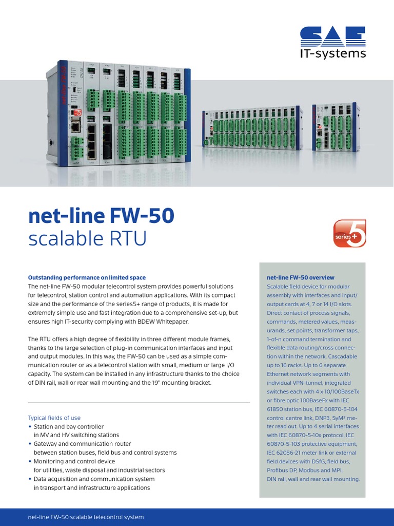 Data Sheet Net Line FW 50 | PDF | Secure Digital | Computer Network