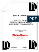 Service Manual: Siid Electronic Venders With Coca-Cola Four Button Programming