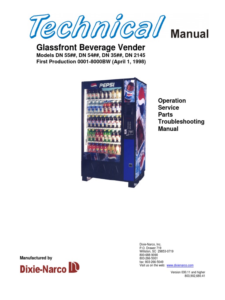 55## Manual - Rev 41-Pepsi 3-11-03.PDF | Electrical Connector | Alternating  Current