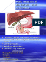 Diagnostic imagistic al afecţiunilor hepato – bilio – pancreatice