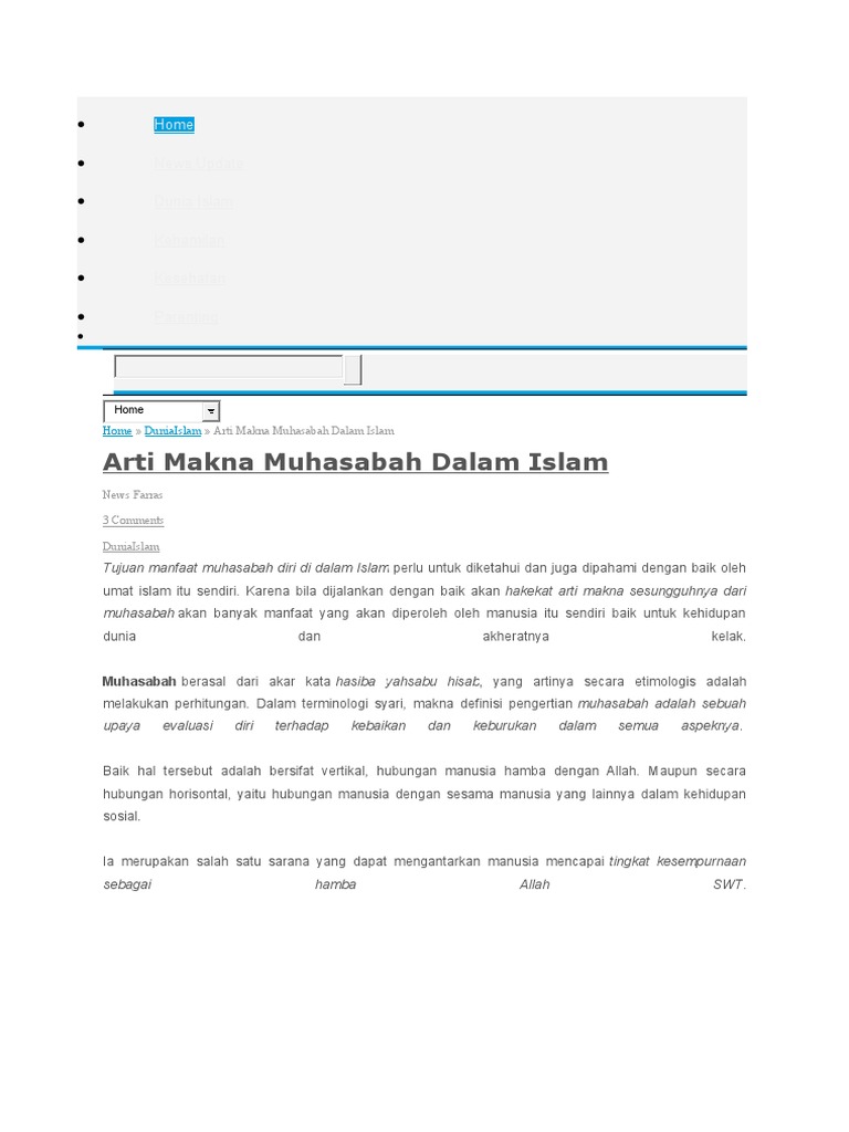 Muhasabah Pdf