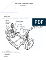 Steering System Power Rack and Pinion PDF