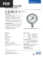 Tds - Wika Pressure Gauge