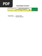 Steel Calculator & Angle Calculator