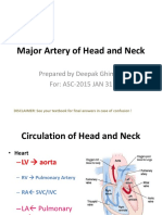 Arteries and Vein of Head and Neck PDF