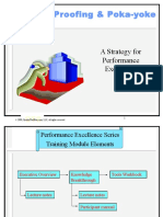 Mistake Proofing & Poka-Yoke: A Strategy For Performance Excellence