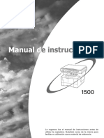 Manual Fotocopiadora - KM1500LA