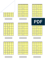 9 Diagramas Verticais Guitarra