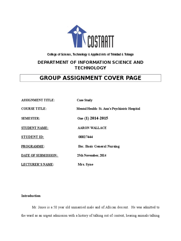 Case Study | PDF | Bipolar Disorder | Mania