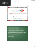 4-DSWD Preliminary Findings of the Impact Evaluation of Pantawid Pamilyang Pilipino Program