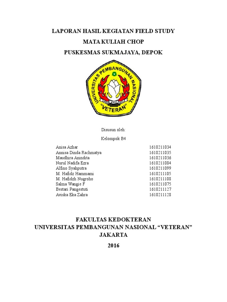 Laporan Hasil Kegiatan Field Study | PDF