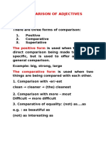 Comparison of Adjectives: The Positive Form