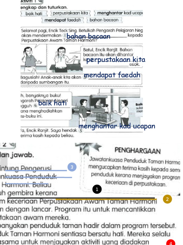 Jawapan Buku Aktiviti BM tahun 3 unit 5