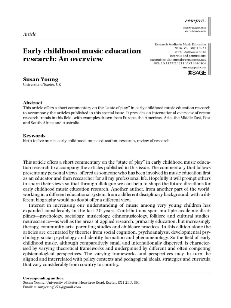 🌈 Early childhood research articles. Earlychildhood NEWS. 20190120